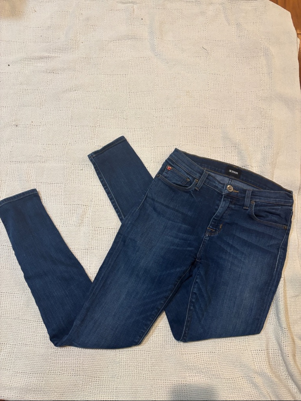 Hudson Jeans Women's Dark Blue Skinny Denim